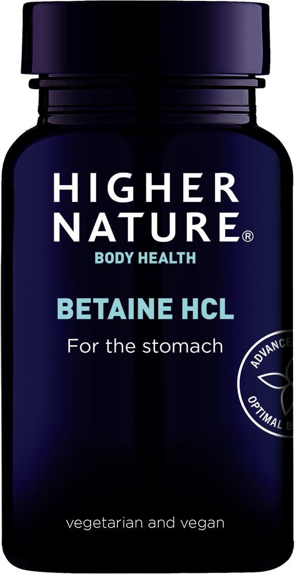 Higher Nature Betaine HCL, 90 VCapsules