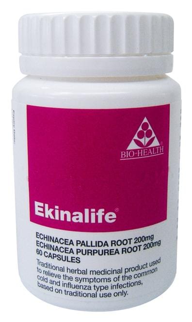 Bio-Health EkinaLife (Echinacea Root), 400mg, 60Caps