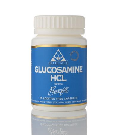 Bio-Health Glucosamine HCL, 600mg, 60Caps