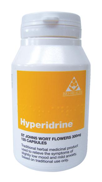 Bio-Health Hyperidrine, 300mg, 120Caps