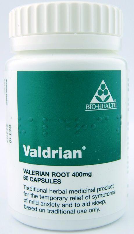 Bio-Health Valdrian, 400mg, 60Caps
