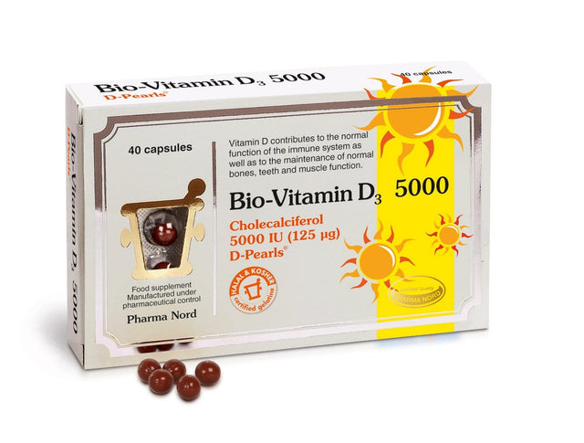 Pharma Nord Bio-Vitamin D3, 5000iu, 40 Capsules