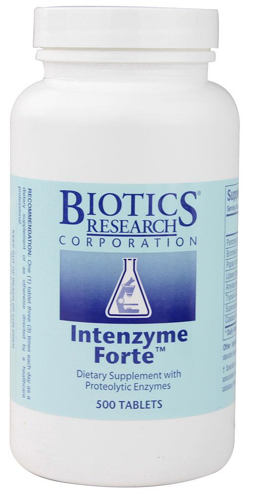 Biotics Research Intenzyme Forte, 500Tabs