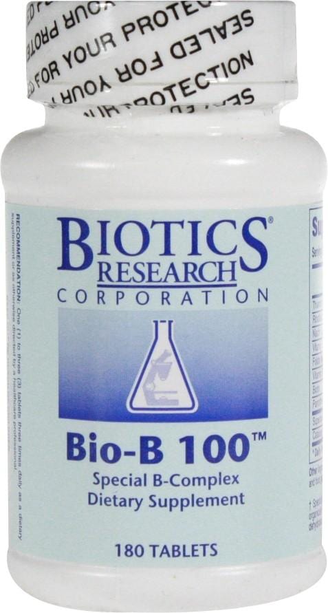 Biotics Research Bio-B 100, 180 Tablets