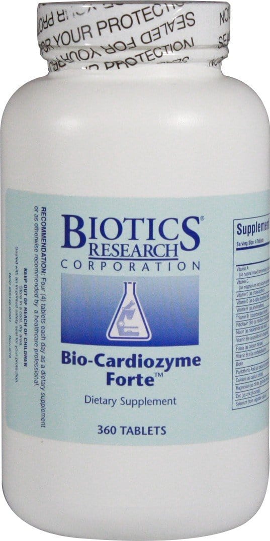 Biotics Research Bio-Cardiozyme Forte, 360 Tablets