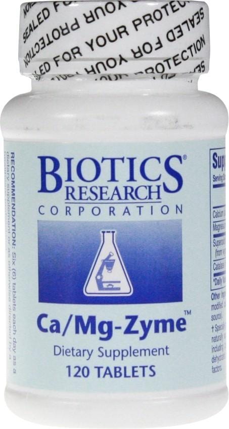 Biotics Research Ca/Mg-Zyme, 120Tabs