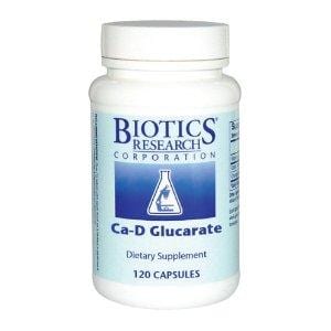 Biotics Research Ca D-Glucarate, 500mg, 120 Capsules