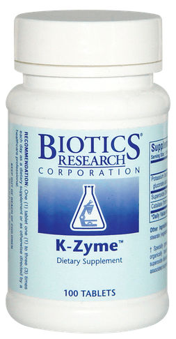 Biotics Research K-Zyme, 100Tabs