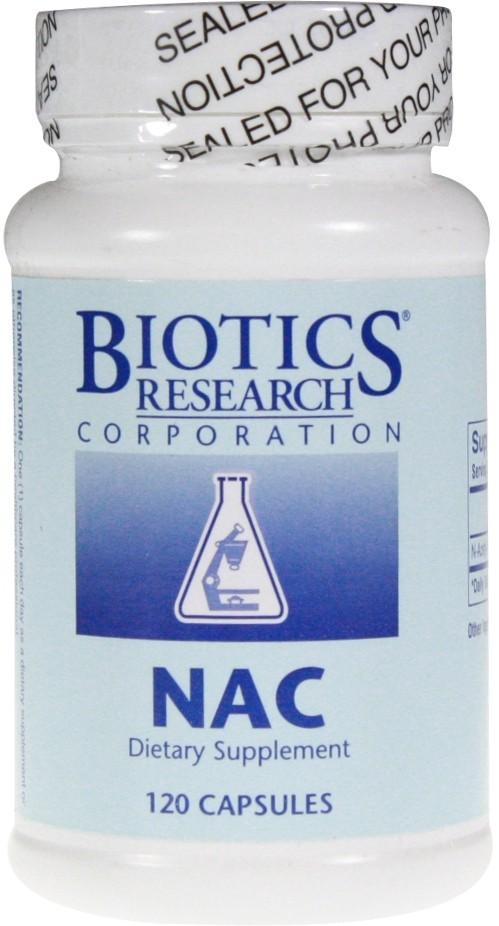 Biotics Research NAC, 500mg, 120Caps
