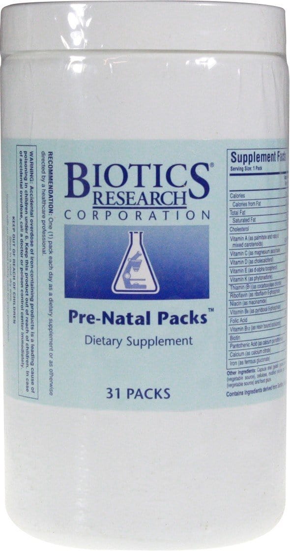 Biotics Research Pre-Natal Packs