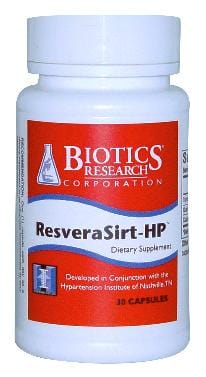Biotics Research ResveraSirt-HP, 30 Capsules
