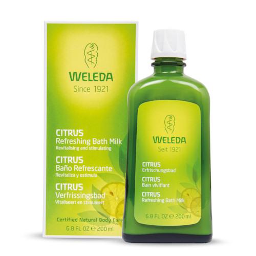 Weleda Refreshing Bath Milk, 200ml, Citrus