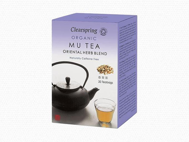 Clearspring Organic Mu Tea - Oriental Herb Blend - 20 Tea Bags