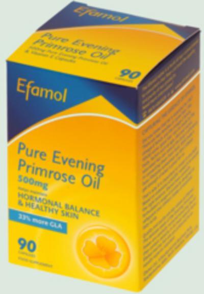 Efamol Pure Evening Primrose Oil, 500mg, 90 Capsules