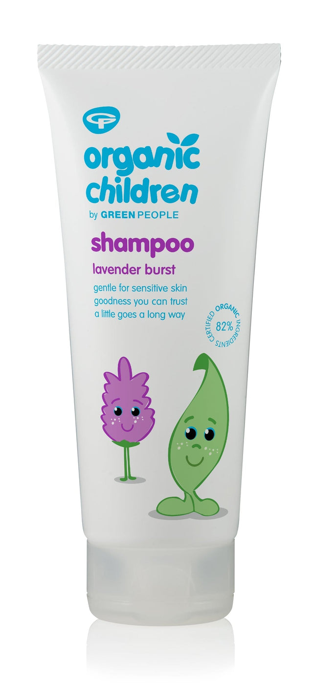 Green People Organic Children Shampoo - Lavender Burst, 200ml