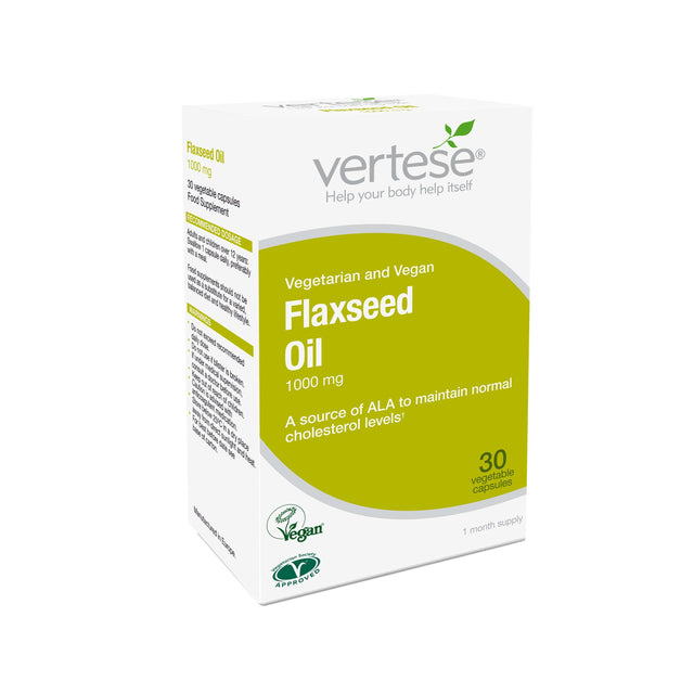 Vertese Flaxseed Oil, 1000mg, 30Caps