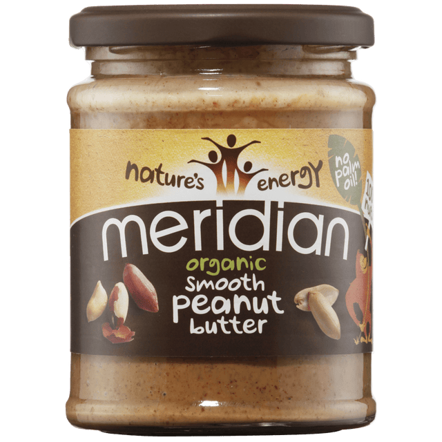 Meridian Organic Smooth Peanut Butter No Added Salt, No Added Sugar, 280gr