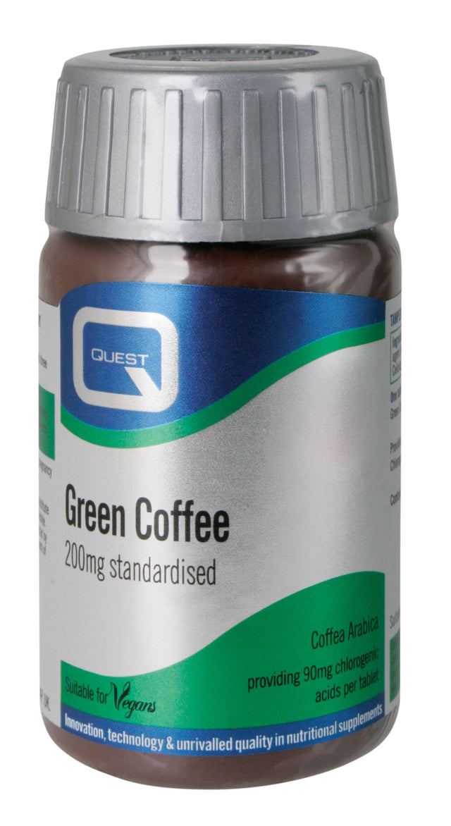 Quest Green Coffee, 200mg, 90 Tablets
