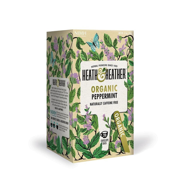 Heath & Heather Organic Peppermint Tea, 20Bags
