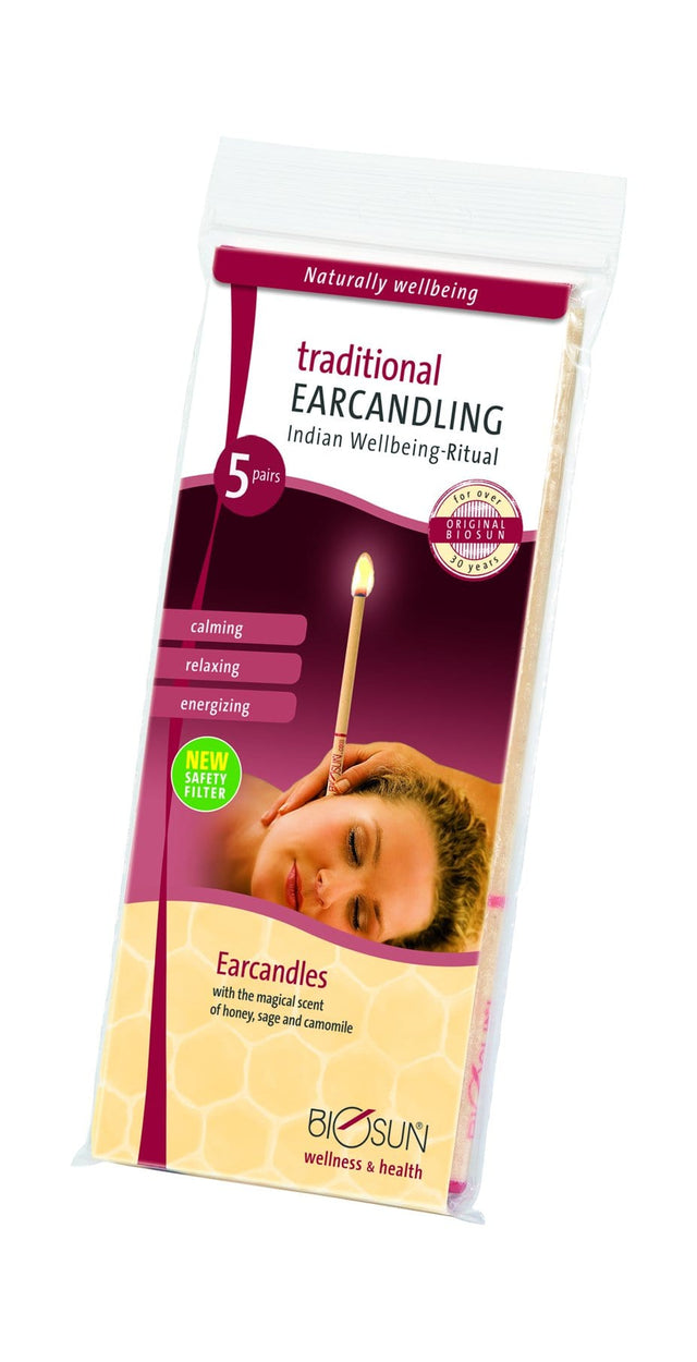 Biosun Ear Candles, Traditional, 5 Pairs