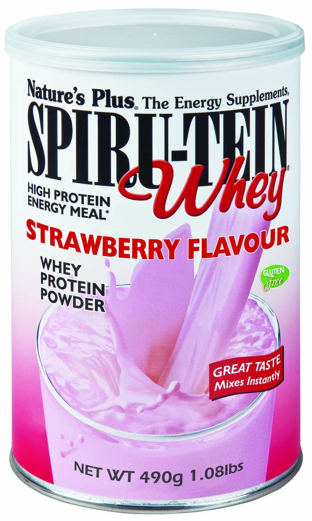 Nature's Plus Spiru-Tein Whey Shake, 1lb, Strawberry