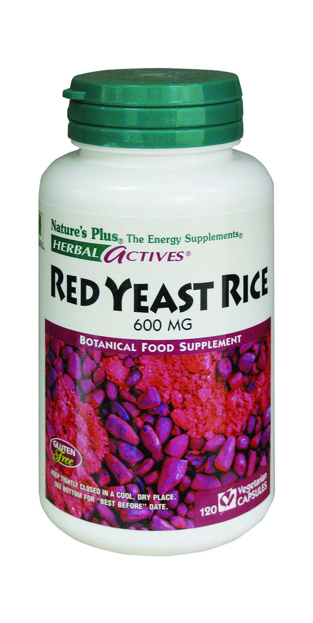 Nature's Plus Red Yeast Rice, 600mg, 120 Capsules