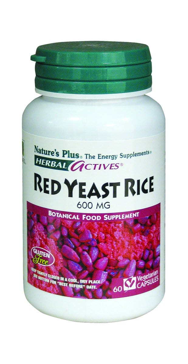 Nature's Plus Red Yeast Rice, 600mg, 60 Capsules