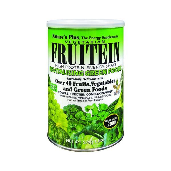 Nature's Plus Fruitein - Revitalizing Green Foods Shake, 576gr
