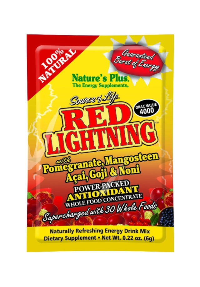 Nature's Plus Source of Life Red Lightning Energy Drink, 20