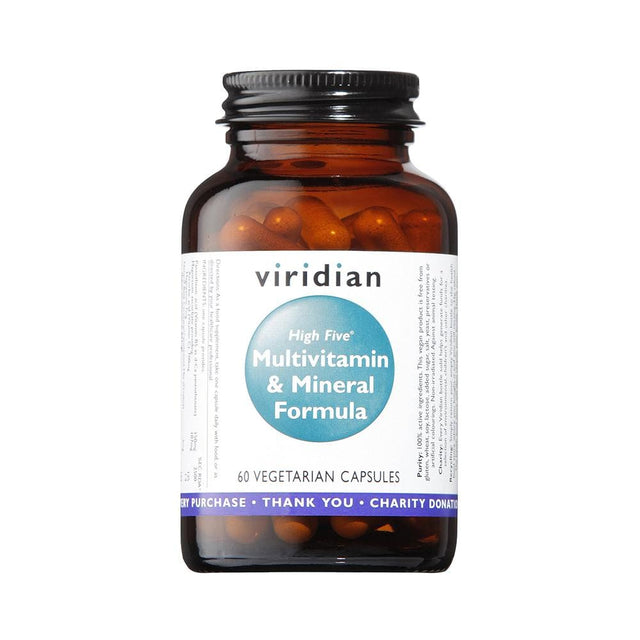 Viridian High Five Multivitamin & Mineral Formula, 60 VCapsules