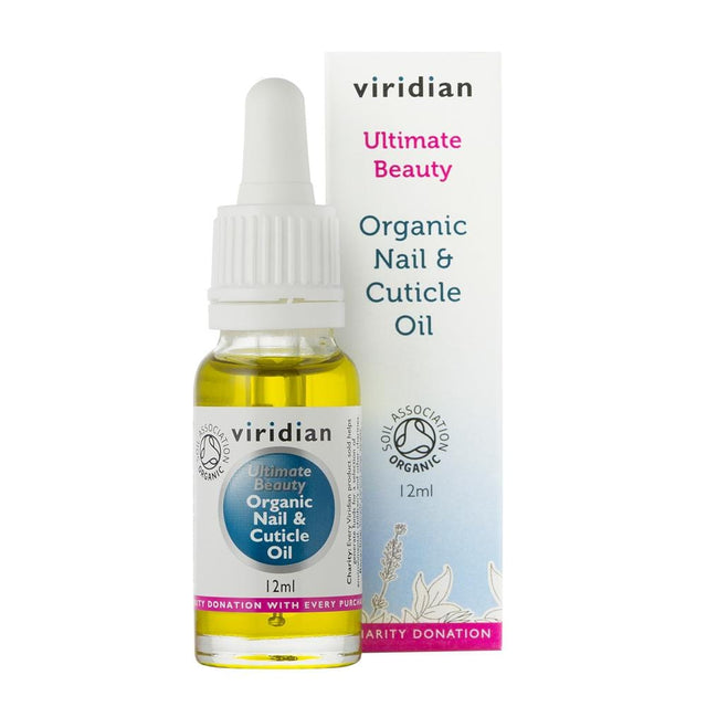 Viridian Ultimate Beauty Organic Nail and Cuticle Oil, 12ml
