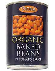 Biona Organic Baked Beans In Tomato Sauce, 420 gr