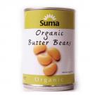 Suma Organic Butter Beans, 400gr