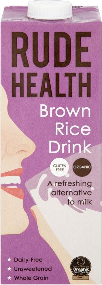 Rude Health Organic Brown Rice Drink, 1Ltr