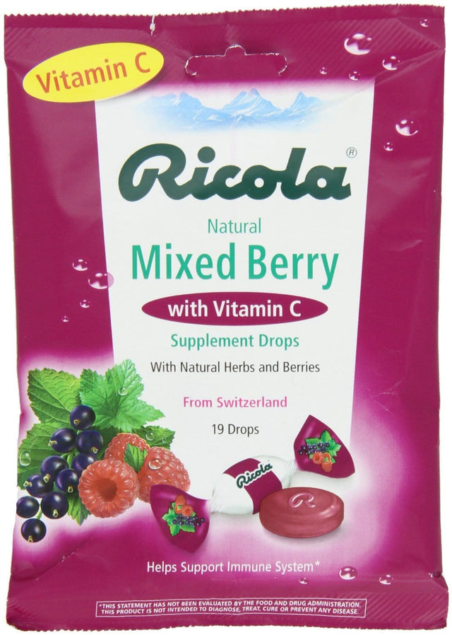 Ricola Mix Berry Bag Drops, 70gr