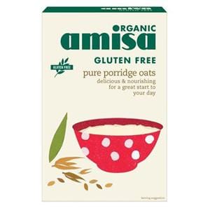 Amisa Organic Porridge Oats, 325 g