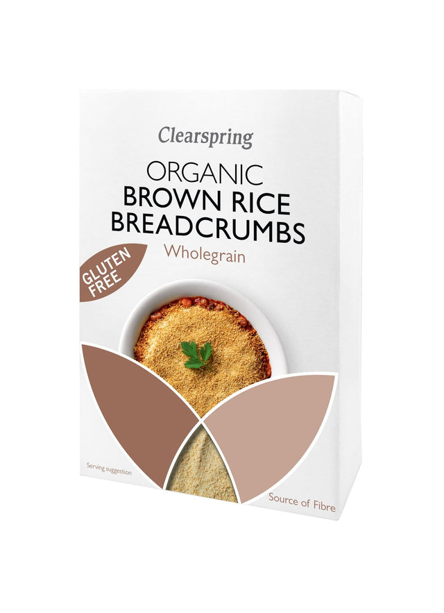 Clearspring Organic Gluten Free Brown Rice Breadcrumbs, 250gr