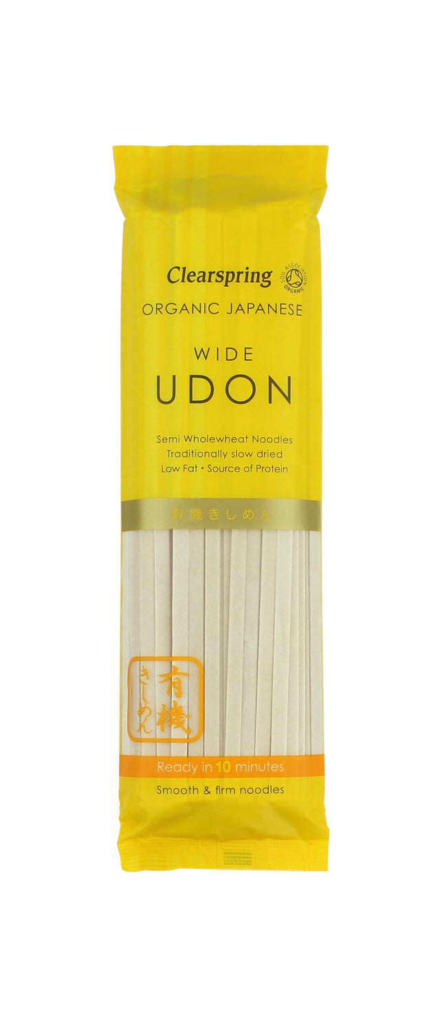 Clearspring Organic Japanese Wide Udon Noodles, 200gr
