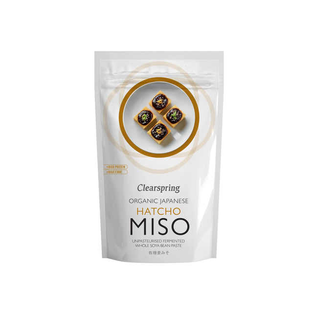 Clearspring Hatcho Miso 100% soya - pouch (unpasteurised) , 300gr