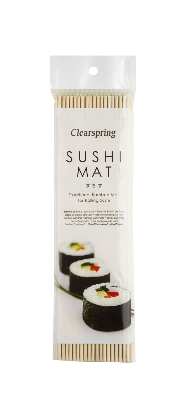 Clearspring Bamboo Sushi Mat, 1pc