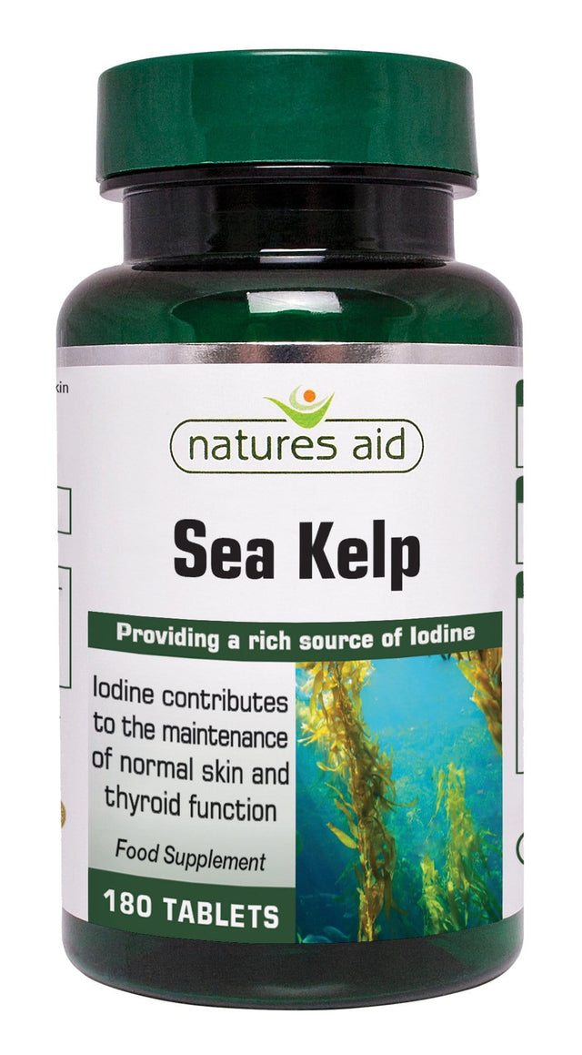 Natures Aid Sea Kelp, 187mg, 180 Tablets
