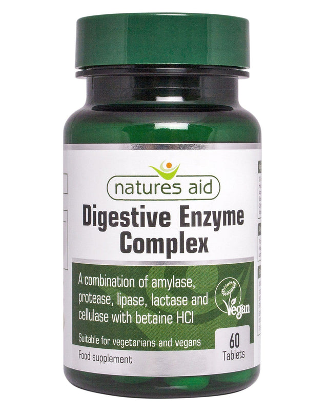 Natures Aid Digestive Enzyme Complex, 60 Tablets