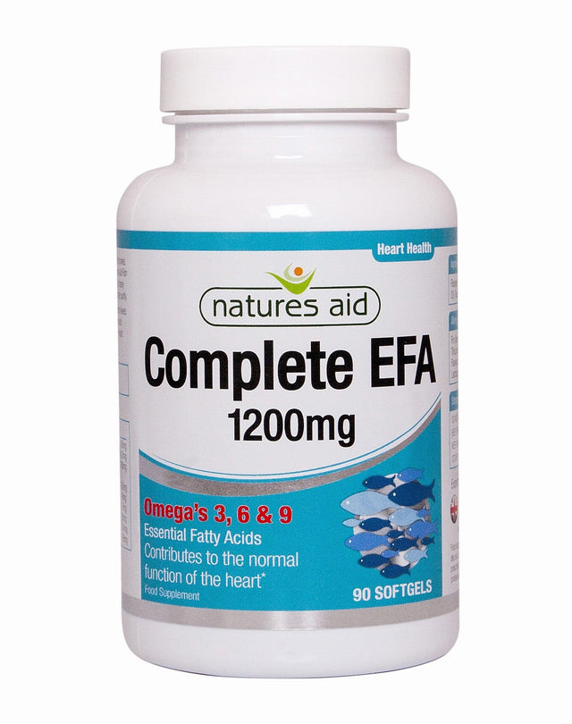 Natures Aid Complete EFA Omega 3, 6 + 9, 90 Capsules