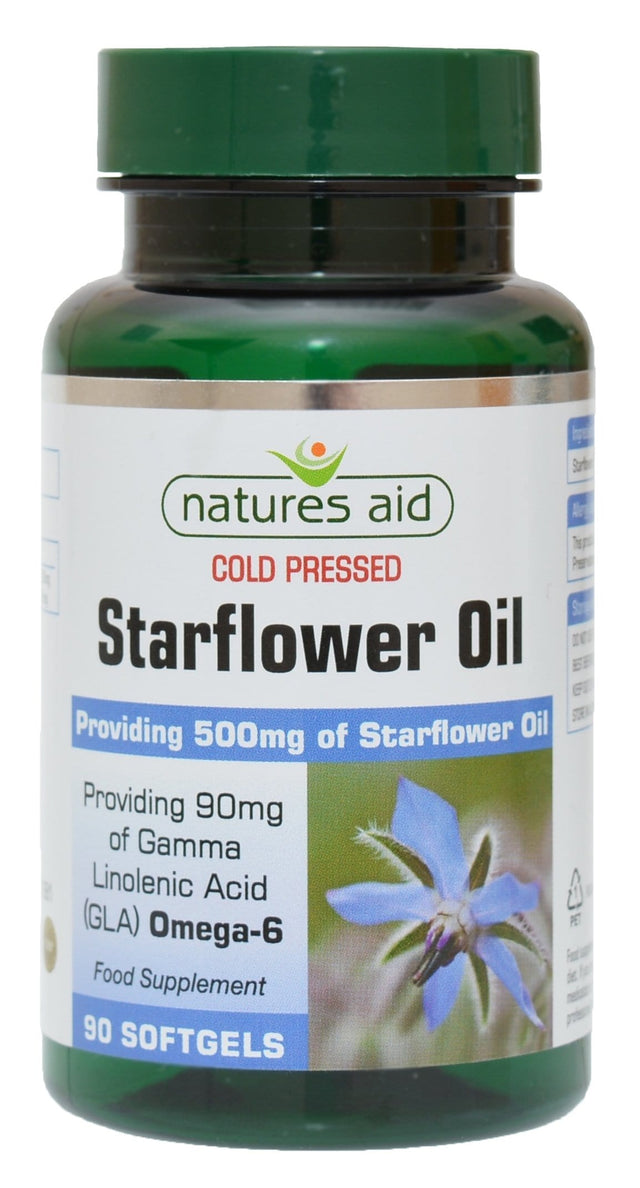 Natures Aid Starflower Oil, 500mg, 90 Capsules