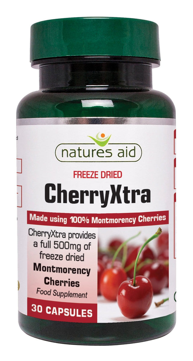 Natures Aid CherryXtra, 500mg, 30 Capsules