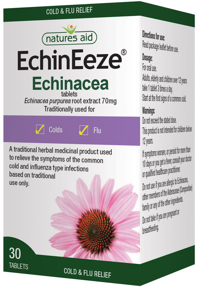Natures Aid EchinEeze, 70mg, 30 Tablets