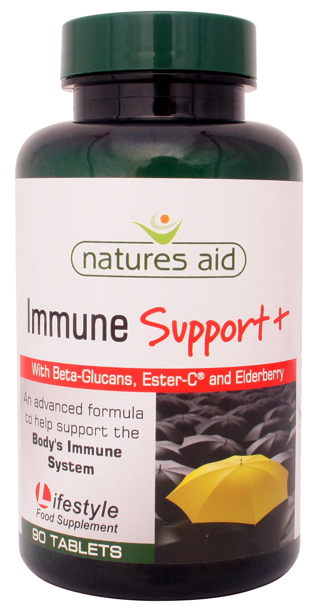 Natures Aid Immune Support+, 400mg, 90 Tablets