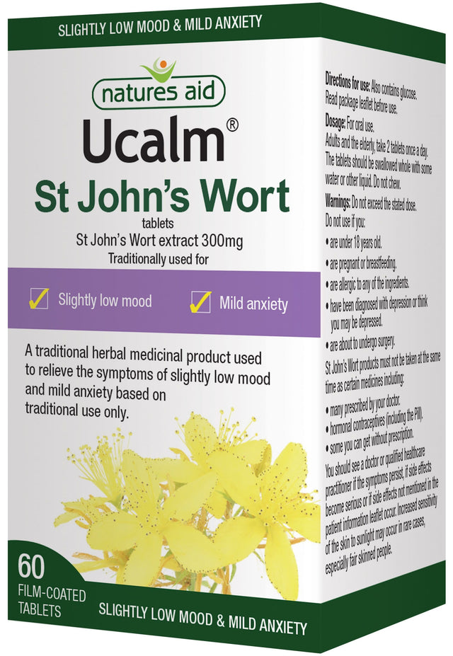 Natures Aid U Calm, 30mg, 60 Tablets