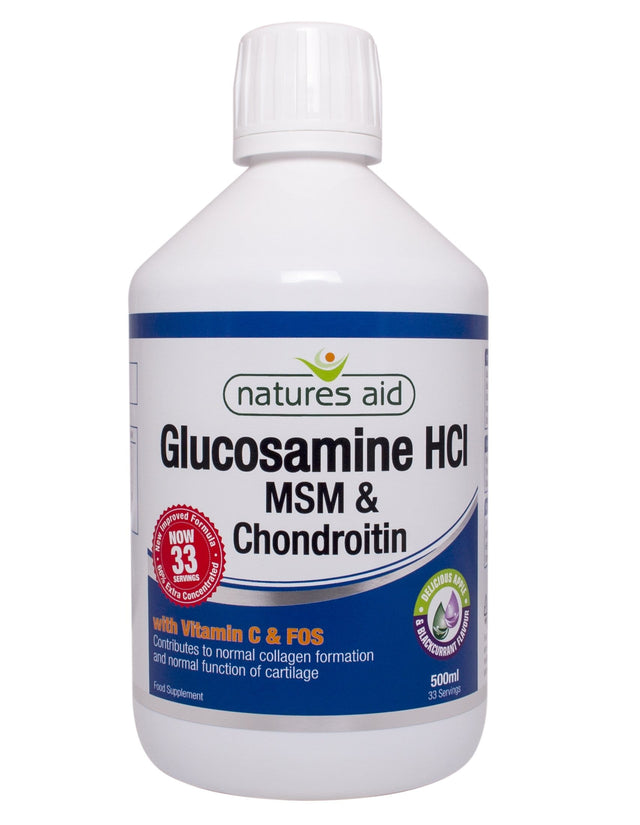 Natures Aid Glucos MSM Chondroitin Liquid, 500ml