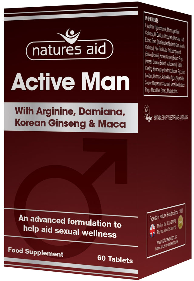 Natures Aid Active Man, 60 Tablets